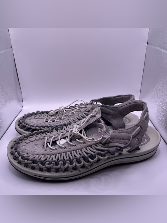 KEEN UNEEK Men’s Size 12 Classic 2 Cord Sneakers Grey/Drizzle 1027434 EUC main image 2